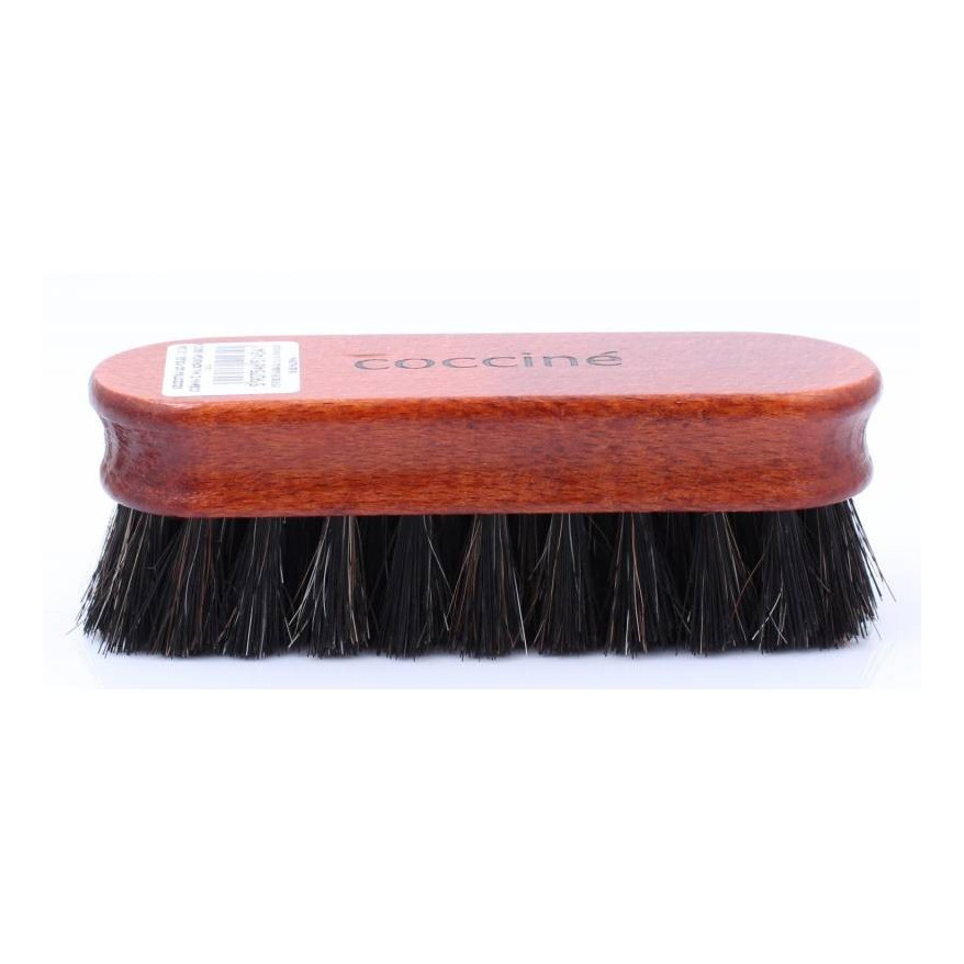 MAŁA SZCZOTKA DO BUTÓW Z KOŃSKIEGO WŁOSIA 12 CM