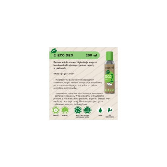 DEZODORANT DO BUTÓW EKOLOGICZNY ODŚWIEŻACZ OBUWIA 200 ML 100018