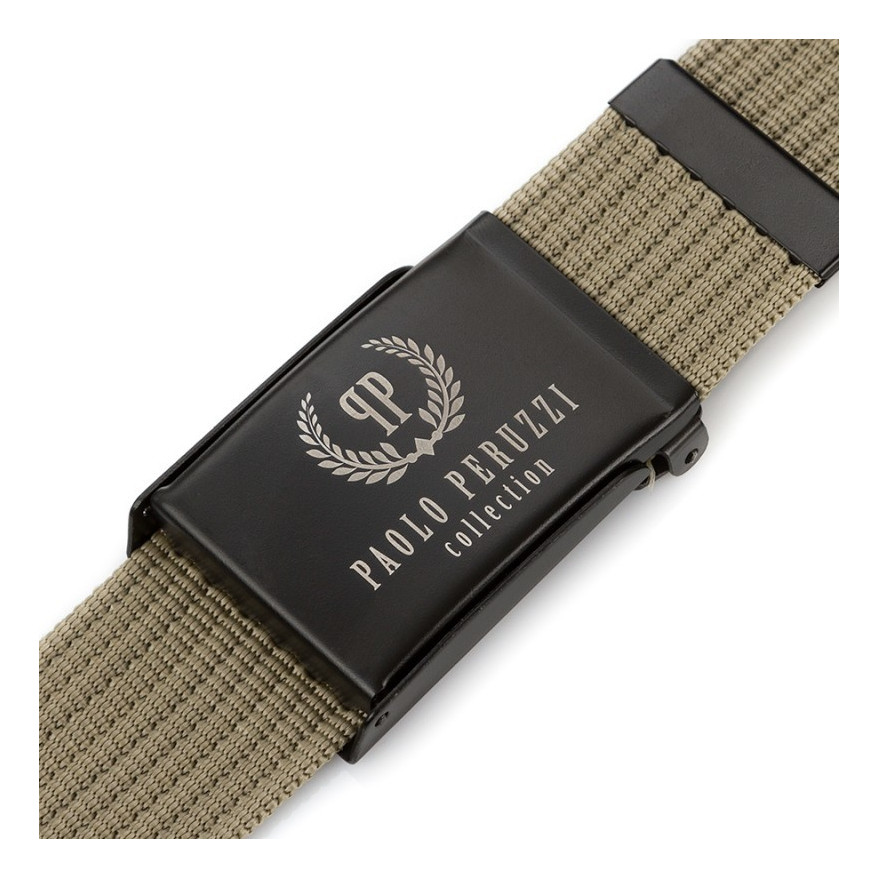 SOLIDNY PASEK PARCIANY PAOLO PERUZZI PW-13-PP 115 cm