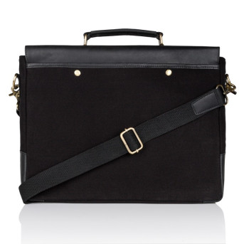 ZESTAW PAOLO PERUZZI: PORTFEL MĘSKI T-03+TORBA MĘSKA T-07 ZUP-07-BL