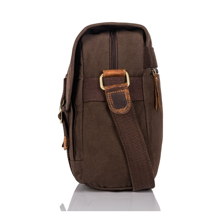 ZESTAW MĘSKI TORBA MĘSKA VINTAGE I PORTFEL SKÓRZANY PAOLO PERUZZI ZUP-18-BR