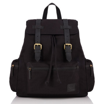 DUŻY MIEJSKI PLECAK DLA MĘŻCZYZNY VINTAGE PAOLO PERUZZI T-24-BL