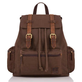 DUŻY MIEJSKI PLECAK DLA MĘŻCZYZNY VINTAGE PAOLO PERUZZI T-24-BR