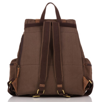 DUŻY MIEJSKI PLECAK DLA MĘŻCZYZNY VINTAGE PAOLO PERUZZI T-24-BR