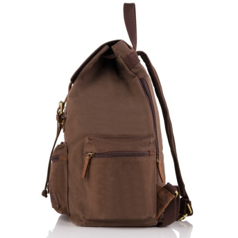 DUŻY MIEJSKI PLECAK DLA MĘŻCZYZNY VINTAGE PAOLO PERUZZI T-24-BR