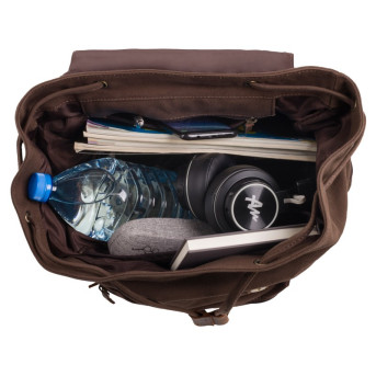 DUŻY MIEJSKI PLECAK DLA MĘŻCZYZNY VINTAGE PAOLO PERUZZI T-24-BR