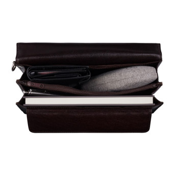 KLASYCZNA SASZETKA MĘSKA DO RĘKI ZE SKÓRY PAOLO PERUZZI T-21-BR