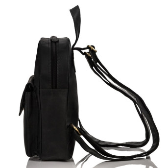 ZESTAW UPOMINKOWY DLA NIEJ ZUP-23-BL: PLECAK T-18-BL PORTFEL SKÓRZANY  T-08-BL