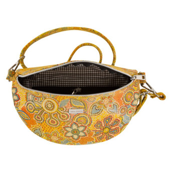 KWIATOWA SASZETKA NERKA SKÓRZANA PAOLO PERUZZI Z-15-U