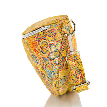 KWIATOWA SASZETKA NERKA SKÓRZANA PAOLO PERUZZI Z-15-U