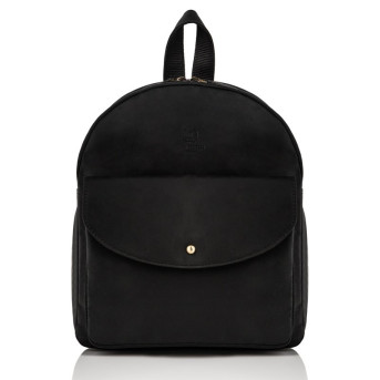 ZESTAW UPOMINKOWY DLA NIEJ ZUP-25-BL: PLECAK SKÓRZANY T-18-BL PORTFEL T-11-BL