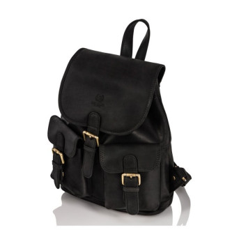 ZESTAW UPOMINKOWY DLA NIEJ ZUP-26-BL: PLECAK T-16-BL PORTFEL SKÓRZANY  T-01-BL