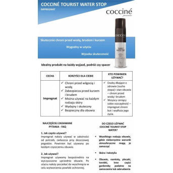 WODOODPORNY IMPREGNAT DO SKÓR I TEKSTYLIÓW WATER STOP 2100 400 ML