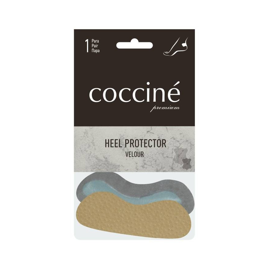 COCCINE HEEL PROTECTOR VELOUR ZAPIĘTKI SAMOPRZYLEPNE 10319