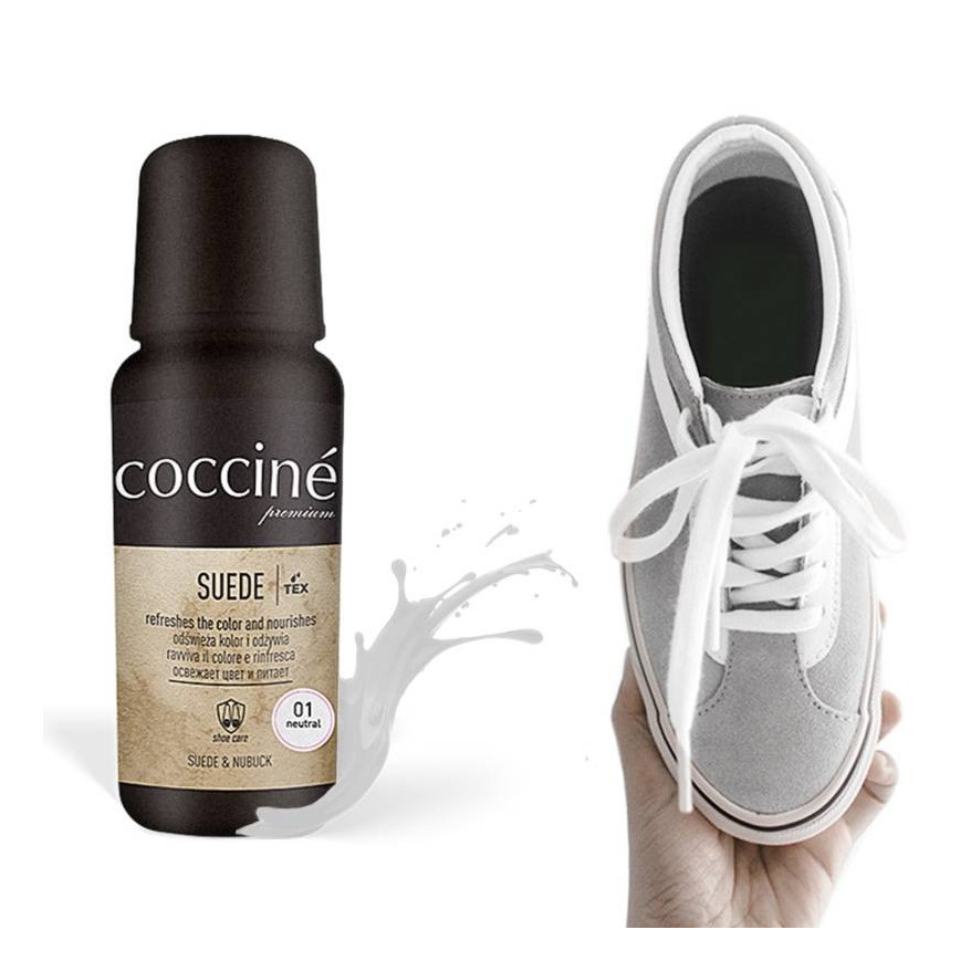 PASTA W PŁYNIE DO ZAMSZU I NUBUKU RENOWATOR COCCINE SUEDE BEZBARWNY 75 ML