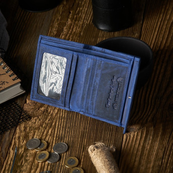 PORTFEL DAMSKI SKÓRZANY VINTAGE RETRO T-11-DB