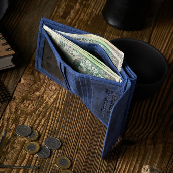 PORTFEL DAMSKI SKÓRZANY VINTAGE RETRO T-11-DB