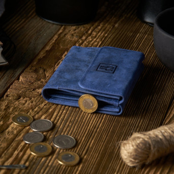 PORTFEL DAMSKI SKÓRZANY VINTAGE RETRO T-11-DB