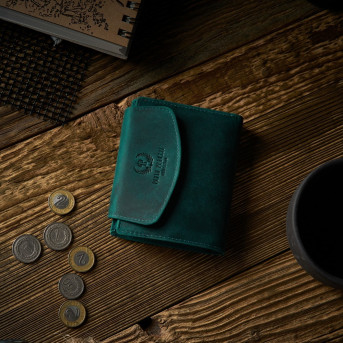 PORTFEL DAMSKI ZIELONY PAOLO PERUZZI RFID T-12-GR