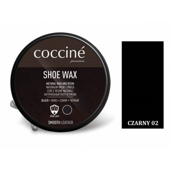 WOSK PASTA DO BUTÓW PRZECIW PĘKANIU SKÓRY COCCINE  CZARNY 40 ML