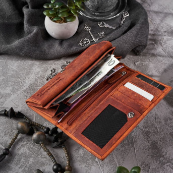 VINTAGE PORTFEL DAMSKI W KWIATY RFID PAOLO PERUZZI T-44-OR