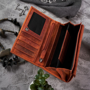 VINTAGE PORTFEL DAMSKI W KWIATY RFID PAOLO PERUZZI T-44-OR