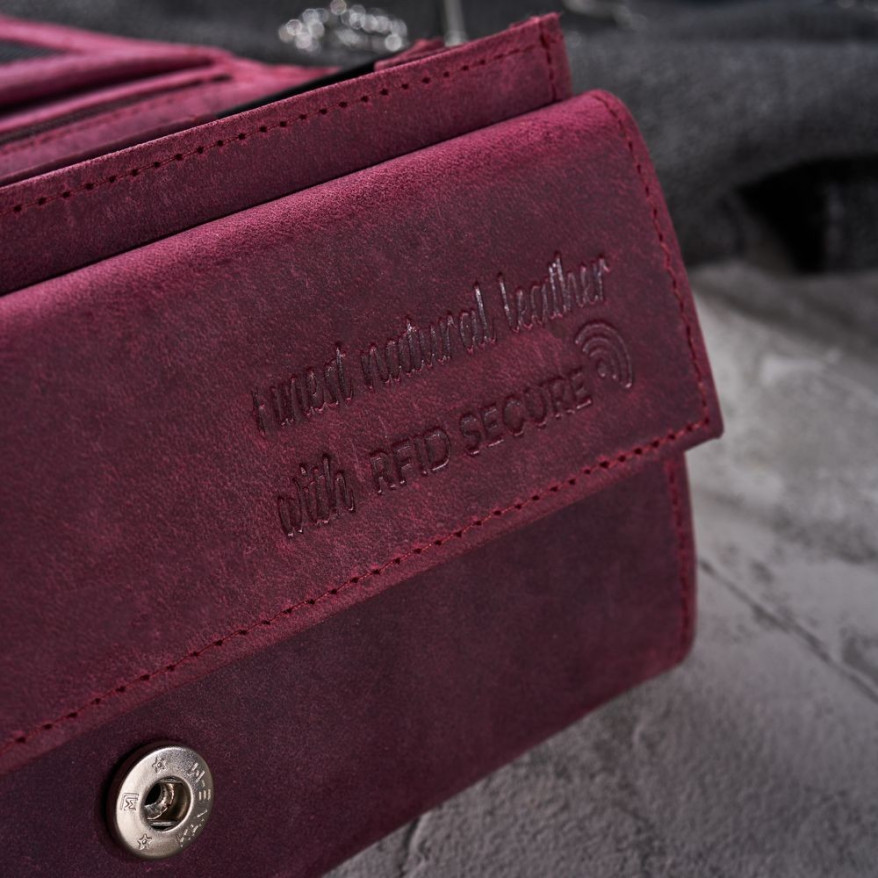 DAMSKI PORTFEL ZE SKÓRY NATURALNEJ VINTAGE RFID PAOLO PERUZZI T-44-CHR