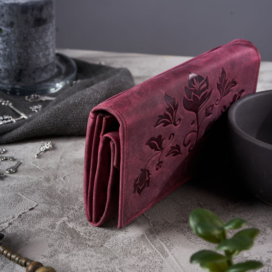 DAMSKI PORTFEL ZE SKÓRY NATURALNEJ VINTAGE RFID PAOLO PERUZZI T-44-CHR