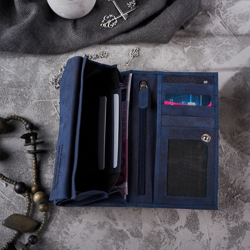 PRAKTYCZNY PORTFEL DAMSKI W KWIATY RFID PAOLO PERUZZI T-44-DB