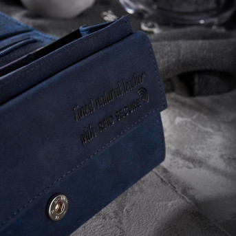 PRAKTYCZNY PORTFEL DAMSKI W KWIATY RFID PAOLO PERUZZI T-44-DB