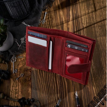 DAMSKI PORTFEL VINTAGE RFID PAOLO PERUZZI T-35-RD