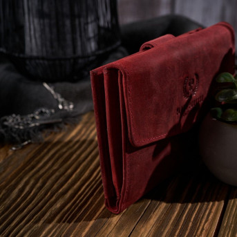 DAMSKI PORTFEL VINTAGE RFID PAOLO PERUZZI T-35-RD