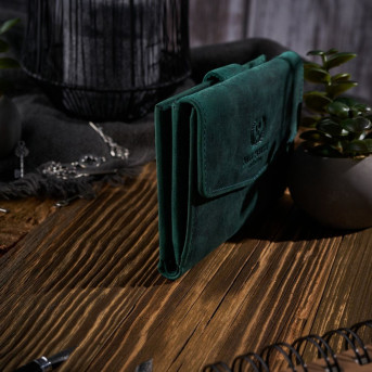 PORTFEL DAMSKI VINTAGE ZE SKÓRY RFID PAOLO PERUZZI T-35-GR