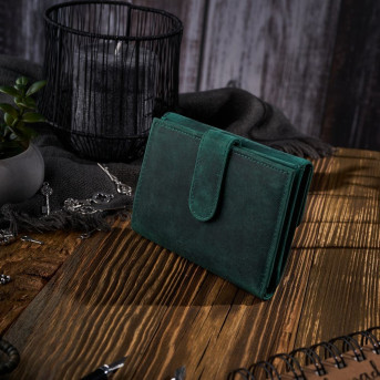 PORTFEL DAMSKI VINTAGE ZE SKÓRY RFID PAOLO PERUZZI T-35-GR