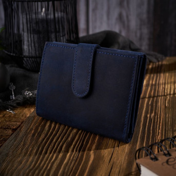 PORTFEL DAMSKI VINTAGE ZE SKÓRY RFID PAOLO PERUZZI T-35-DB