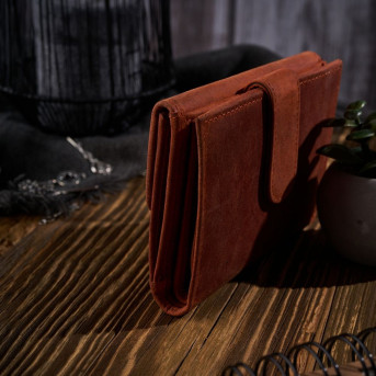 MŁODZIEŻOWY PORTFEL SKÓRZANY RFID VINTAGE PAOLO PERUZZI T-35-OR