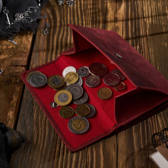 DAMSKI PORTFEL SKÓRZANY Z OCHRONĄ RFID PAOLO PERUZZI T-33-RD