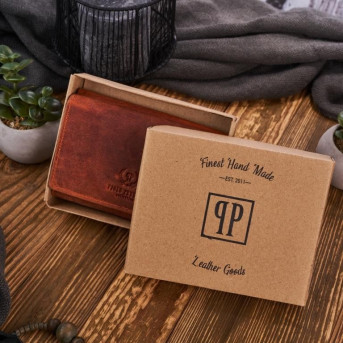 MŁODZIEŻOWY PORTFEL ZE SKÓRY NATURALNEJ RFID PAOLO PERUZZI T-33-OR