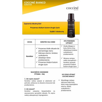 BIAŁA PASTA W PŁYNIE MOCNO KRYJĄCA DO BUTÓW COCCINE BIANCO 2108-WHITE