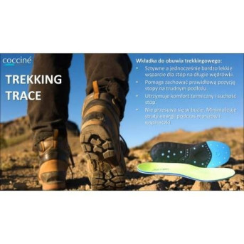 WKŁADKI DO BUTÓW OBUWIE TREKKINGOWE COCCINE TREKKING TRACE  R 39-40