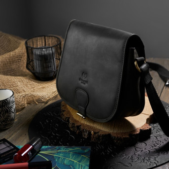 SKÓRZANA TOREBKA DAMSKA NA RAMIĘ PAOLO PERUZZI T-39-BL