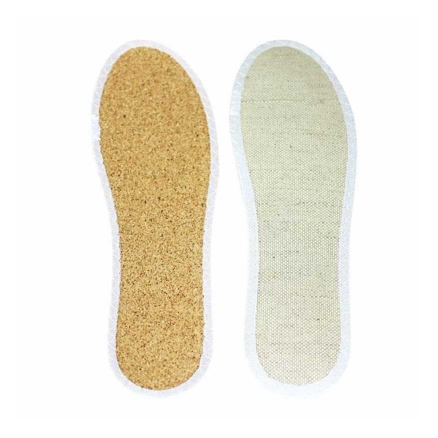 NATURALNE WKŁADKI EKO LEN NA KORKU rozm. 43-44