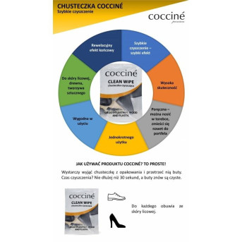 CHUSTECZKI CZYSZCZĄCE DO BUTÓW 15szt. COCCINE 55/001/15C