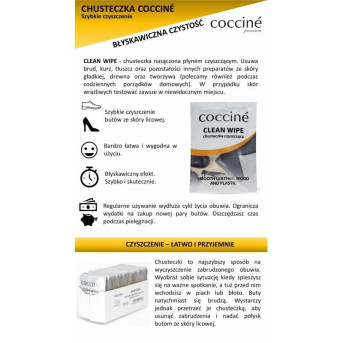 CHUSTECZKI CZYSZCZĄCE DO BUTÓW 15szt. COCCINE 55/001/15C