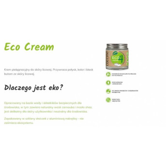 PASTA DO BUTÓW COCCINE ECO CREAM 100ml 100020/NEUTRAL