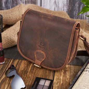 SKÓRZANA TOREBKA DAMSKA NA RAMIĘ PAOLO PERUZZI T-39-BR