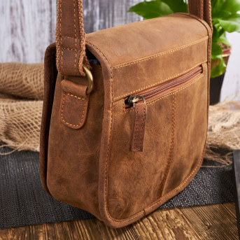 SKÓRZANA TOREBKA DAMSKA NA RAMIĘ PAOLO PERUZZI T-39-LB