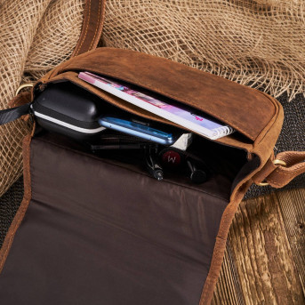 SKÓRZANA TOREBKA DAMSKA NA RAMIĘ PAOLO PERUZZI T-39-LB