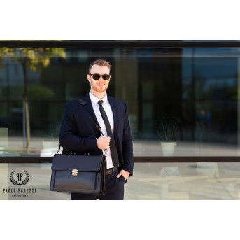 Skórzana teczka męska Paolo Peruzzi nesseser