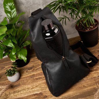 SKÓRZANY MŁODZIEŻOWY PLECAK VINTAGE PAOLO PERUZZI T-38-BL